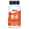 NOW Foods B-6 100 mg 100 viên 733739004567