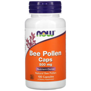 NOW Foods Bee Pollen 500 mg 100 viên 733739025203