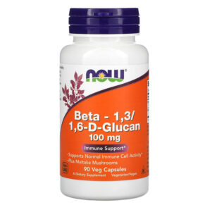 NOW Foods Beta-1.3/1.6-D-Glucan 100 mg 90 viên 733739030542