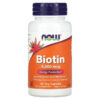 NOW Foods Biotin 5.000 mcg 60 viên 733739004710