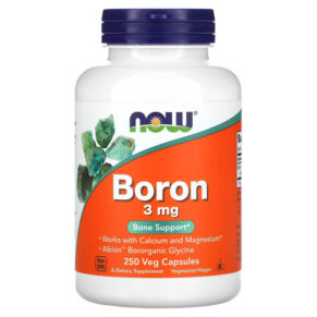 NOW Foods Boron 3 mg 250 viên 733739014122