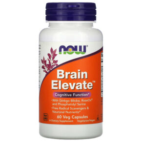 NOW Foods Brain Elevate 60 viên 733739033031