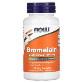 NOW Foods Bromelain 500 mg 60 viên 733739029430