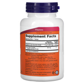 NOW Foods C-1000 100 Tablets 733739006806