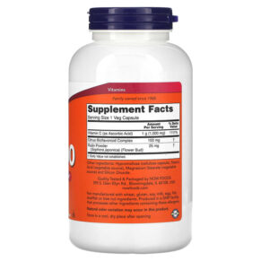 NOW Foods C-1000 with Bioflavonoids 250 Veg Capsules 733739006929