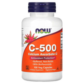 NOW Foods C-500 Calcium Ascorbate-C 100 viên 733739006769