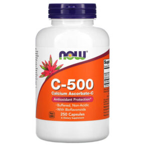 NOW Foods C-500 Calcium Ascorbate-C 250 viên 733739006776