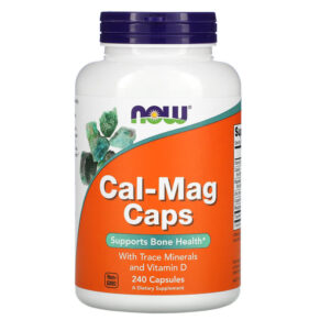 NOW Foods Cal-Mag + Trace Minerals & Vitamin D 240 viên 733739012661