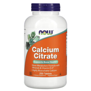 NOW Foods Calcium Citrate 250 viên 733739012326