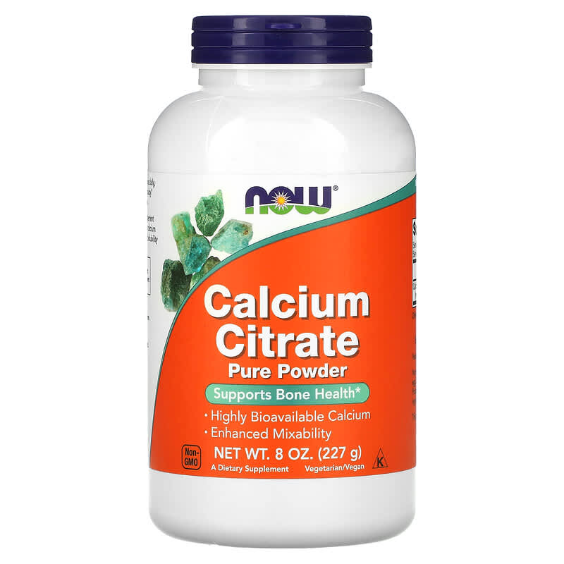 NOW Foods Calcium Citrate Pure Powder 8 oz (227 g) 1 NOW Foods Calcium Citrate Pure Powder 8 oz (227 g) 733739012401