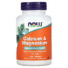 NOW Foods Calcium & Magnesium 100 Tablets 5 NOW Foods Calcium & Magnesium 100 viên 733739012708