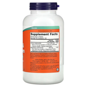 NOW Foods Calcium & Magnesium 250 Tablets 733739012722
