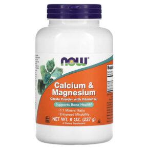 NOW Foods Calcium & Magnesium 8 oz (227 g) 733739012432