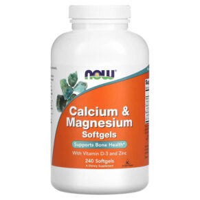 NOW Foods Calcium & Magnesium + Vitamin D-3 & Zinc 240 viên 733739012524