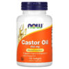 NOW Foods Castor Oil 650 mg 120 viên 733739017239