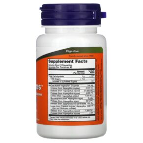 NOW Foods ChewyZymes Natural Berry Flavor 90 Chewables 733739029577