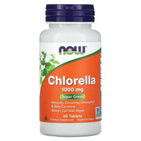NOW Foods Chlorella 1.000 mg 60 viên 733739026309