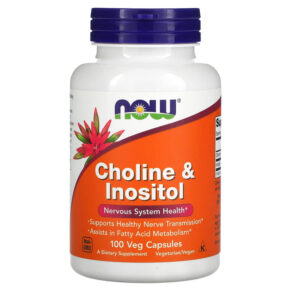 NOW Foods Choline & Inositol 100 viên 733739004703