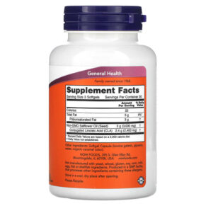 NOW Foods CLA 800 mg 90 Softgels 733739017277