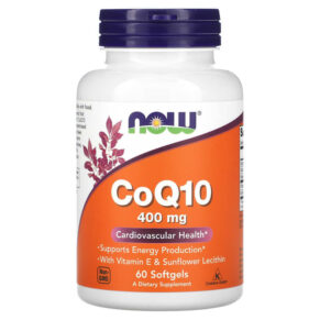 NOW Foods CoQ10 400 mg 60 viên 733739031983