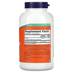 NOW Foods Coral Calcium 1.000 mg 250 Veg Capsules 733739012791