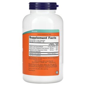 NOW Foods Coral Calcium Plus 250 Veg Capsules 733739012814