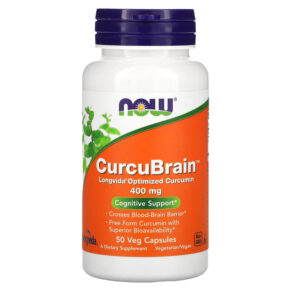 NOW Foods CurcuBrain Cognitive Support 400 mg 50 viên 733739023957