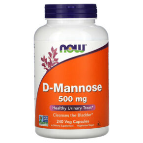 NOW Foods D-Mannose 500 mg 240 viên 733739028167