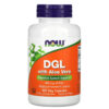 NOW Foods DGL + Aloe Vera 400 mg 100 viên 733739046543