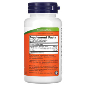 NOW Foods Dopa Mucuna 90 Veg Capsules 733739030924