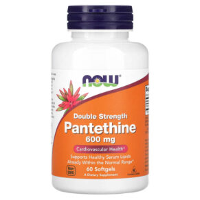 NOW Foods Double Strength Pantethine 600 mg 60 viên 733739004895