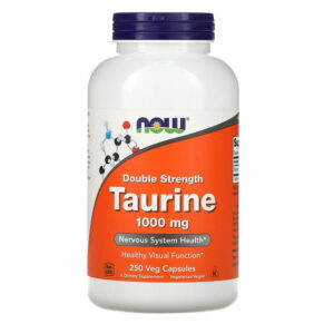 NOW Foods Double Strength Taurine 1.000 mg 250 viên 733739001436