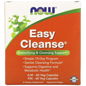 NOW Foods Easy Cleanse 2 Bottles 60 viên 733739024541