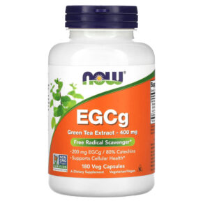NOW Foods EGCg Green Tea Extract 400 mg 180 viên 733739047571