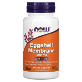 NOW Foods Eggshell Membrane 500 mg 60 viên 733739033857