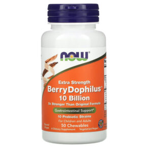 NOW Foods Extra Strength Berry Dophilus 50 viên 733739029232