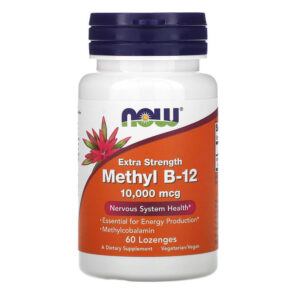 NOW Foods Extra Strength Methyl B-12 10.000 mcg 60 viên 733739005014
