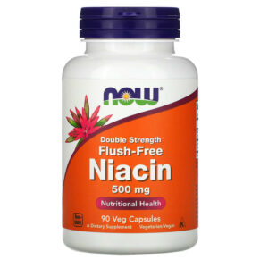 NOW Foods Flush-Free Niacin Double Strength 500 mg 90 viên 733739004987