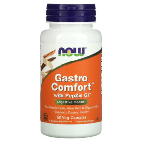 NOW Foods Gastro Comfort + PepZin GI 60 viên 733739035202