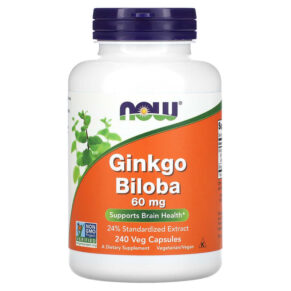NOW Foods Ginkgo Biloba 60 mg 240 viên 733739046840