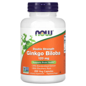 NOW Foods Ginkgo Biloba Double Strength 120 mg 200 viên 733739046819