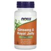 NOW Foods Ginseng & Royal Jelly 90 viên 733739040077