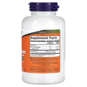 NOW Foods Glucomannan 575 mg 180 Veg Capsules 3 NOW Foods Glucomannan 575 mg 180 Veg Capsules 733739065124