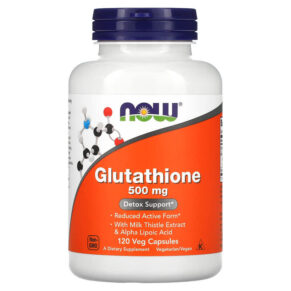 NOW Foods Glutathione 500 mg 120 viên 733739001764