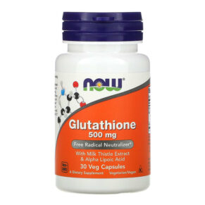 NOW Foods Glutathione 500 mg 30 viên 733739001757