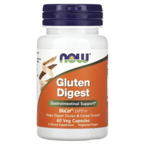 NOW Foods Gluten Digest 60 viên 733739029591