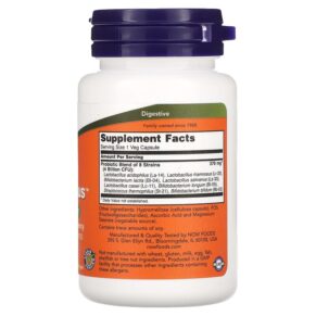 NOW Foods Gr8-Dophilus 60 Veg Capsules 733739029126