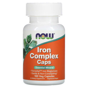 NOW Foods Iron Complex 100 viên 733739014412