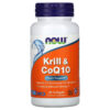 NOW Foods Krill & CoQ10 60 viên 733739016287