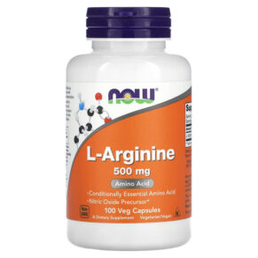 NOW Foods L-Arginine 500 mg 100 viên 733739000309